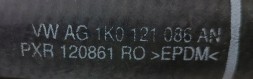 Audi OE 1K0121086AN Провід радіатора vw caddy 1,9 tdi 04-11 vag 1к0121086ан