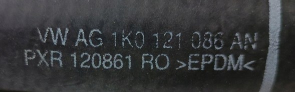 Audi OE 1K0121086AN Провід радіатора vw caddy 1,9 tdi 04-11 vag 1к0121086ан