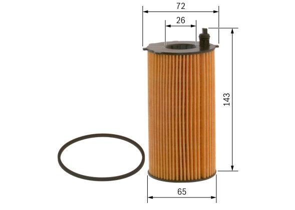 F026407207 BOSCH Фільтр масляний