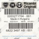 Fiat OE 55271704 OE MOPAR ДАТЧИК ТЕМПЕРАТУРИ ВИХЛОПУ FIAT TIPO II 15- 1.6 MULTIJET 55271704