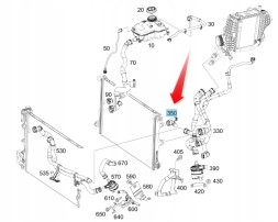 Mercedes-Benz OE 2475010700 , A2475010700 , A 247 501 0700 , A 247 501 07 00 ШНУР ОХОЛОДЖУВАЛЬНОЇ РІДИНИ MERCEDES A2475010700