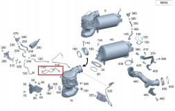 Mercedes-Benz OE Датчик температури вихлопних газів Mercedes A0009059704