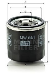 MW 64 1 MANN FILTER Фільтр мастил