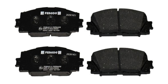FDB4310 FERODO Комплект гальмівних колодок з 4 шт дисків