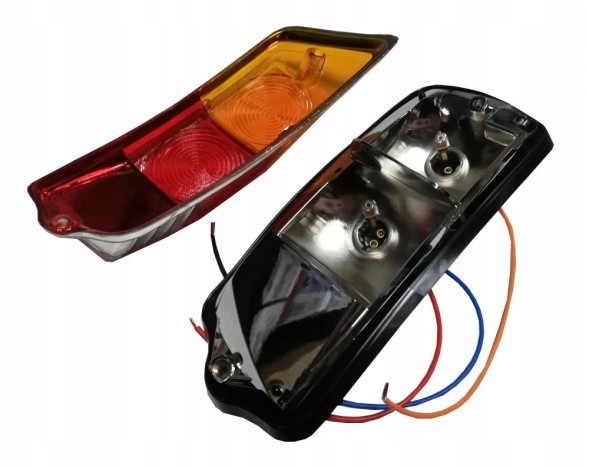 Китай F500-LAM.TL03 + 2 Лампа задня права ліва Fiat 500 хром MG5