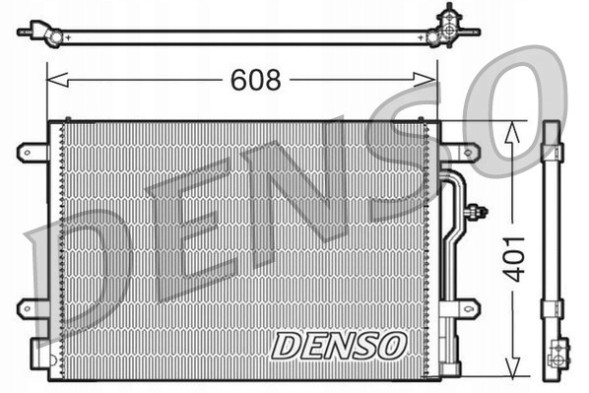 Denso DCN02012 Конденсатор кондиціонера denso dcn02012