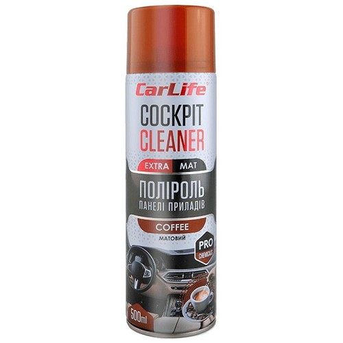 CF526 CARLIFE Поліроль панелі приладів Кава CarLife 500ml