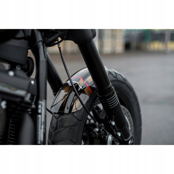 Automotive Accessori K17 Крило переднє Killer Custom Aggressor для Softail 18-24 чорне, артикул: 921562