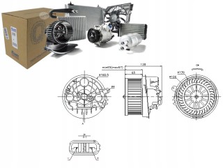 Nissens NIS87091/RS3 Nissens вентилятор повітродувки 5991093 0 6935 698675