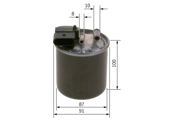 F026402842 BOSCH Фільтр палива