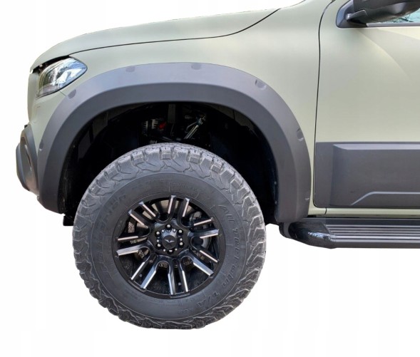 Китай MXCFF-002 Розширювачі колісних арок для Mercedes X, чорні матові, 4 шт.