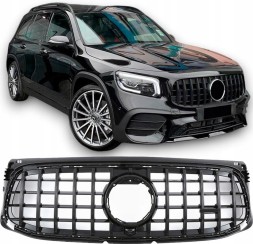 PELOPTICAR A247044 Гриль атрапа Mercedes GLB X247 LIFT 2020- AMG Panamericana чорний