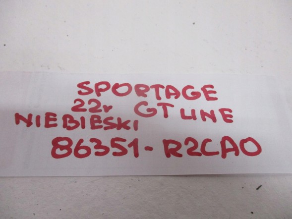 Kia OE NIEBIESKI Манекен решітки KIA SPORTAGE V 5 86351-R2CA0 GT-L N