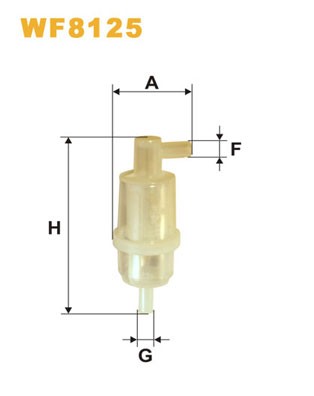WF8125 WIX FILTERS Фільтр палива