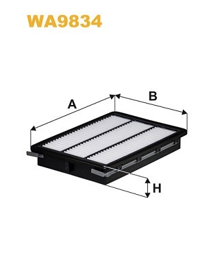 WA9834 WIX FILTERS Фільтр повітряний