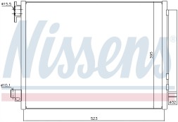Nissens 940321 Конденсатор, кондиціонер nissens 940321