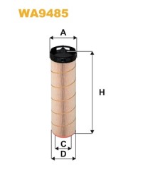 WA9485 WIX FILTERS Фільтр повітряний