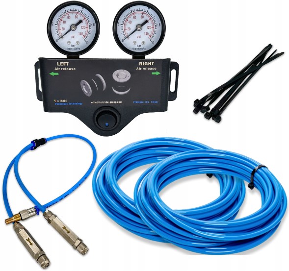 Китай ASK_dual_gauge_box_meter Двоконтурний незалежний пневматичний контролер