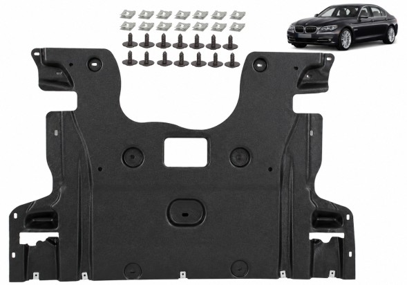 PC 51 75 8 035 943 BMW3+SP ЗАХИСТ ДВИГУНА ПІД ДВИГУН BMW 5 СЕРІЇ F10 / F11 XDRIVE пакет M + КРІПЛЕННЯ
