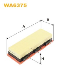 WA6375 WIX FILTERS Фільтр повітряний