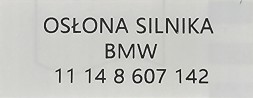 BMW OE 8607142 BMW OE НОВА ОРГ КРИШКА ДВИГУНА ВЕРХНЯ BMW G01 / G30 / G31 / G32 - 8607142