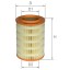 AF0141 ALPHA FILTER Фільтр повітряний