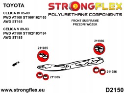 Strongflex 5902553577112 Комплект спортивної підвіски - Toyota Celica