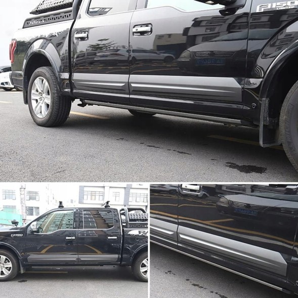 Китай 000-F15015-DTP Захисні накладки на двері - Чорний матовий FORD F-150 F150 2015-2020