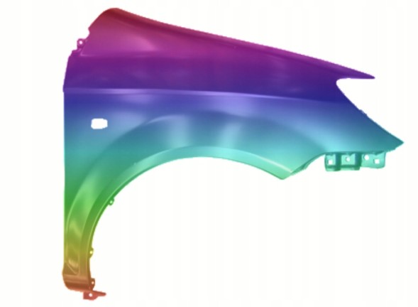 Китай 404402-INDIVIDUAL Hyundai Getz TB 2005-2011 Бризковик правий БУДЬ-ЯКОГО КОЛЬОРУ