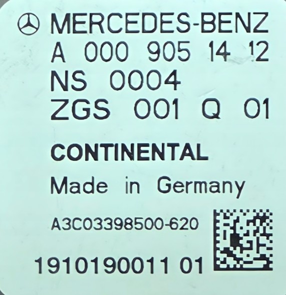 Mercedes-Benz OE A0009051412 MERCEDES Датчик датчика nox mercedes a0009051412 – оригінал oem, після тестування