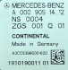 Mercedes-Benz OE A0009051412 MERCEDES Датчик датчика nox mercedes a0009051412 – оригінал oem, після тестування