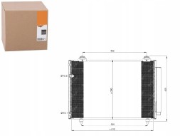NRF NRF35860(iMOTO) Конденсатор кондиціонера toyota corolla verso 04- n + набір водія #37