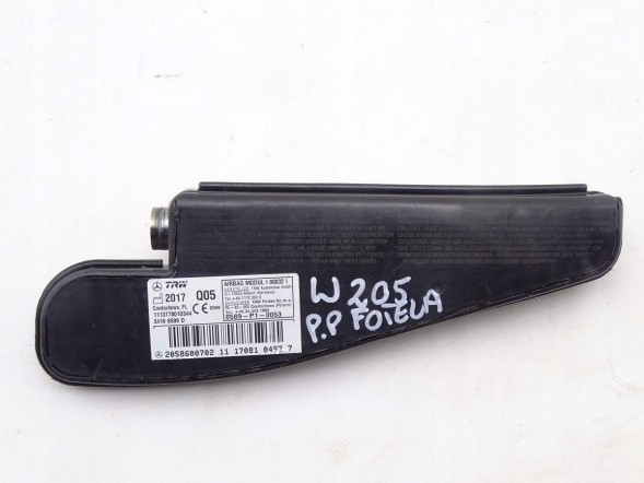 Mercedes-Benz OE 2058600702 GBI_BMW W MERCEDES C-КЛАС W205 14-21 ПОДУШКА AIRBAG СИДІННЯ ПРАВА ОРИГІНАЛ НОВА