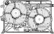 Denso DER09075 Вентилятор охолодження der09075 denso fiat jeep 500x