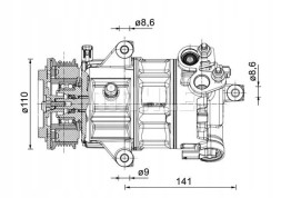 Mahle ACP 1491 000P Компресор кондиціонера acp 1491 000р