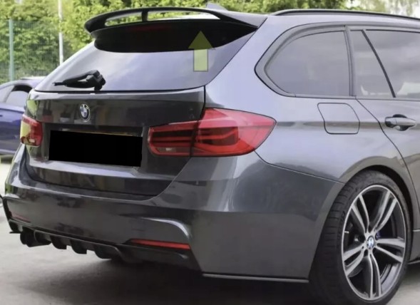 Китай 7654VCP876 Спойлер BMW 5 серії універсал задній чорний глянець ABS
