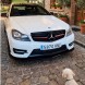 Китай Spltter Mercedes W204 Mercedes W204 Накладка на бампер сплітер чорний глянець AMG спойлер