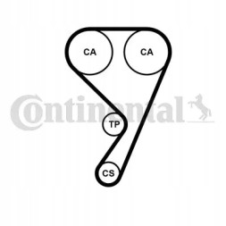 Continental CT1211WP1 Комплект грм + водяний насос ct1211wp1