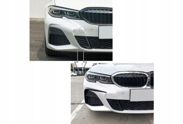 Automaniac ASWBM534 АЕРО ФЛАПС НАКЛАДКИ ПЕРЕДНЬОЇ ПЛАНКИ BMW G20 G21 2019-2022