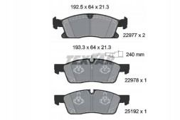 Textar 2297701 Гальмівні колодки передні 2297701 textar maserati
