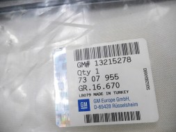 Opel OE Чохол заднього сидіння Opel Corsa D OE 13215278