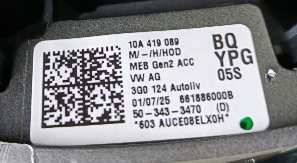 Volkswagen OE 10A419089BQ JS VW ID.4 ID.5 ID4 ID5 КЕРМО ОРИГІНАЛ 10A419089BQ