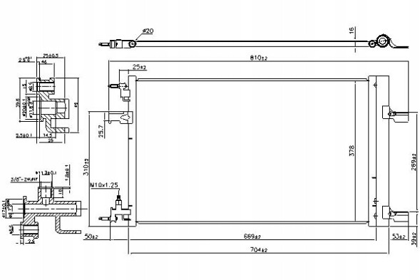 Nissens 940533/NIS Nissens охолоджувач кондиціонера (з осушувачем) opel + помічник водія #28
