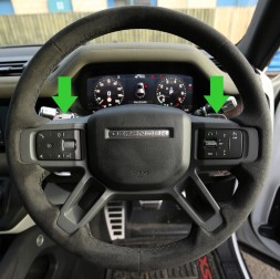 Range Rover N9X2-7L074-BA, N9X2-7L074-AA Накладки на кермо для Porsche Macan 911 991.2 981 718 Cayenne Panamera