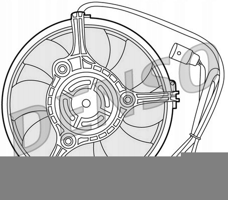 Denso DER02001 Вентилятор салону der02001 denso