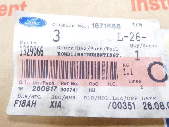 Ford OE Одометр Ford Mondeo 2000-2007 OE 1329066