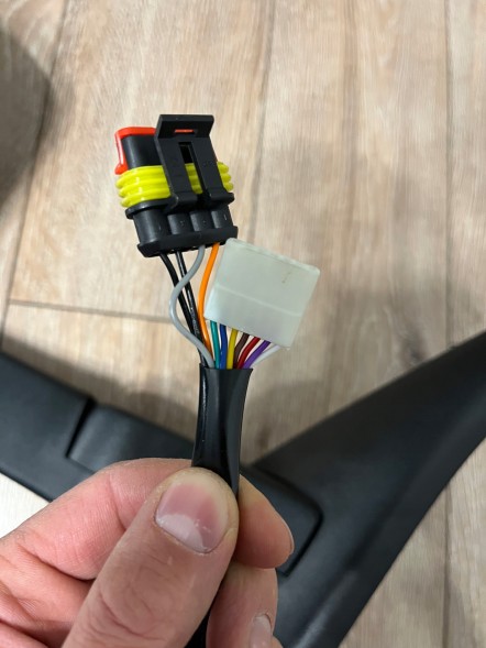 ATG 456446 Дзеркало 7+4 PIN ліве довге Iveco Daily 2006-2013 електричне, з датчиком температури