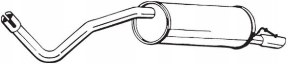 Bosal 279-645 Кінцевий глушник bos279-645