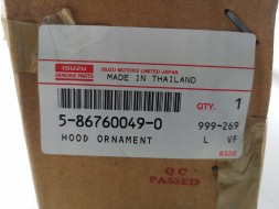 Isuzu OE 5-86760049-0 НАКЛАДКА ХРОМ НА КАПОТ ISUZU D-MAX 07-12 ОРІ
