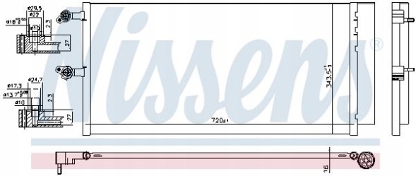 Nissens 941069 Nissens 941069 конденсатор, кондиціонер